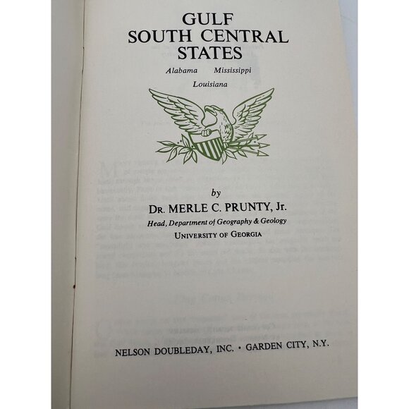 American Geographical Society Gulf South Central States Book Know Your America - Picture 3 of 8